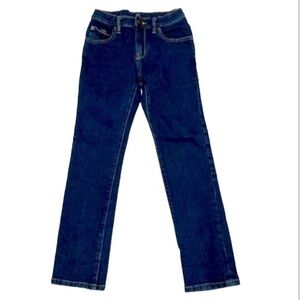 Gap Kids Skinny Stretch size 12 reg dark blue jeans 99% cotton 1% spandex (K-11)